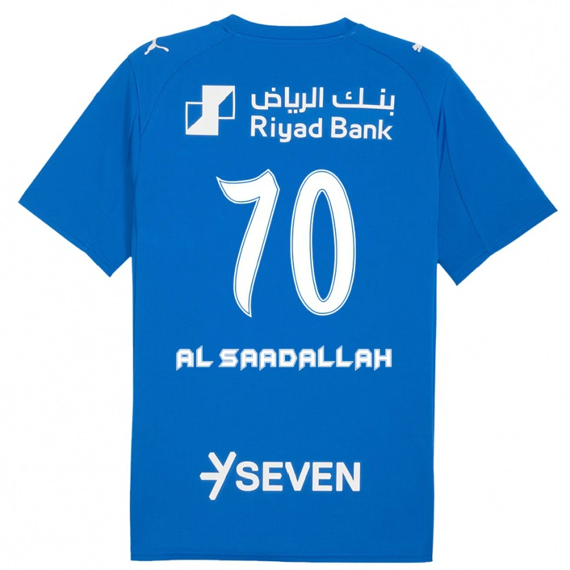 Danxen Men Hessa Al-Saadallah #70 Blue White Home Jersey 2025/26 T-Shirt