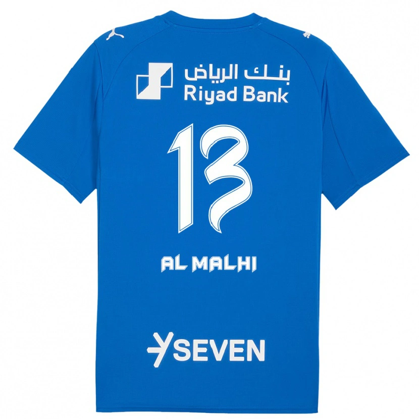 Danxen Men Al Muhra Al-Malhi #13 Blue White Home Jersey 2025/26 T-Shirt