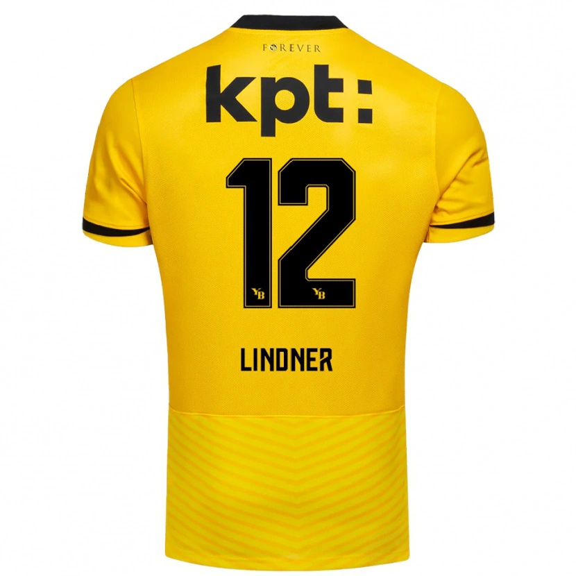Danxen Men Heinz Lindner #12 Yellow Black Home Jersey 2025/26 T-Shirt