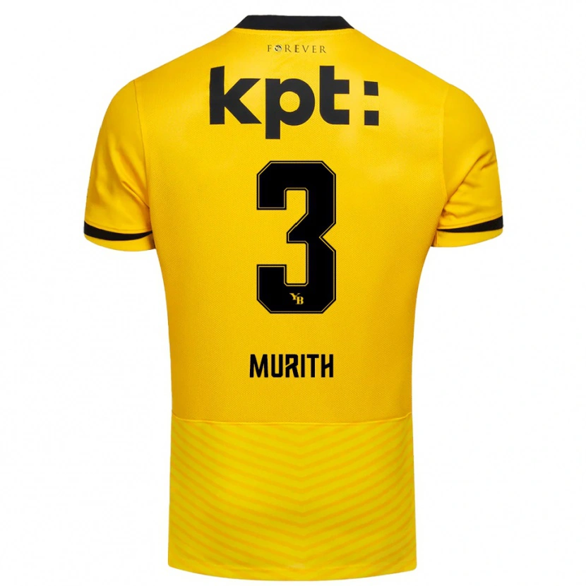 Danxen Men Tom Murith #3 Yellow Black Home Jersey 2025/26 T-Shirt