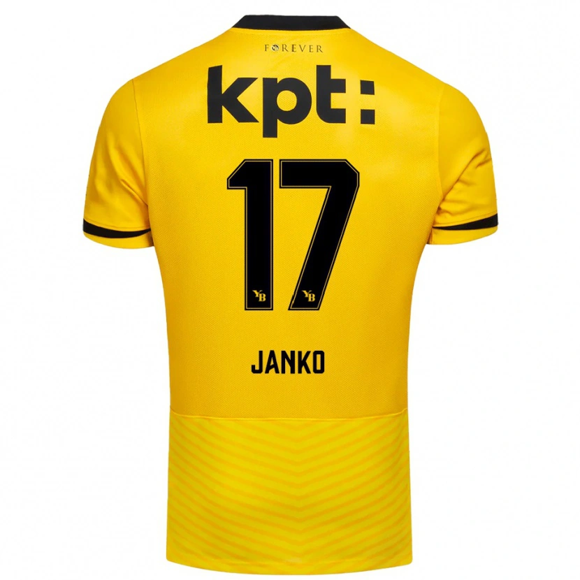 Danxen Men Saidy Janko #17 Yellow Black Home Jersey 2025/26 T-Shirt