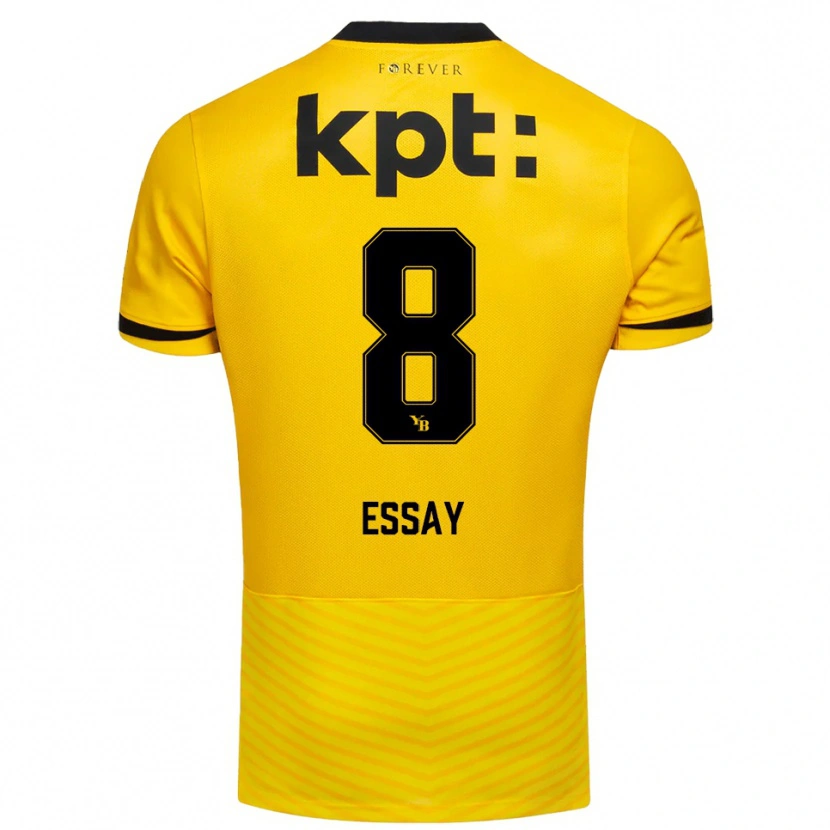 Danxen Men Perceval Essay #8 Yellow Black Home Jersey 2025/26 T-Shirt