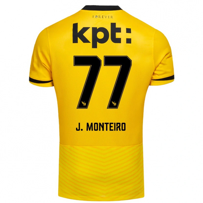 Danxen Men Joël Monteiro #77 Yellow Black Home Jersey 2025/26 T-Shirt