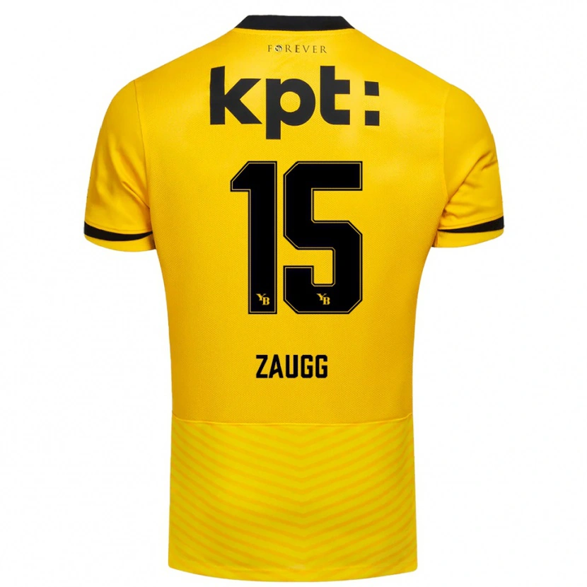 Danxen Men Leana Zaugg #15 Yellow Black Home Jersey 2025/26 T-Shirt
