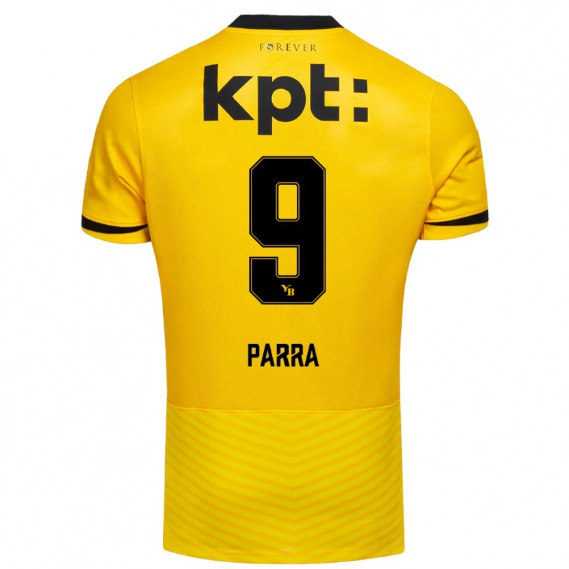 Danxen Men Hugo Parra #9 Yellow Black Home Jersey 2025/26 T-Shirt