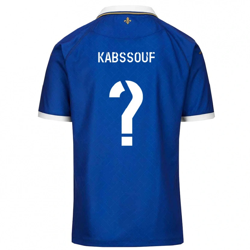 Danxen Men Salim Kabssouf #0 Blue Gold Home Jersey 2025/26 T-Shirt