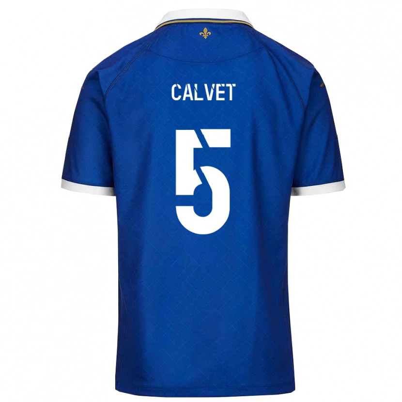 Danxen Men Raphaël Calvet #5 Blue Gold Home Jersey 2025/26 T-Shirt