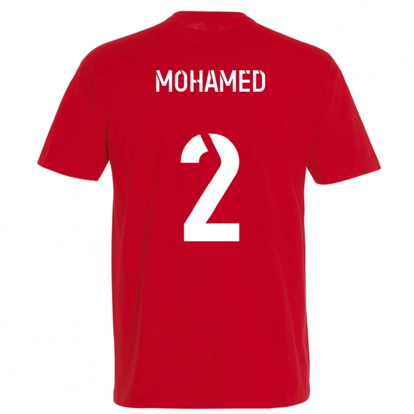 Danxen Men Yanis Mohamed #2 Red Yellow Home Jersey 2025/26 T-Shirt