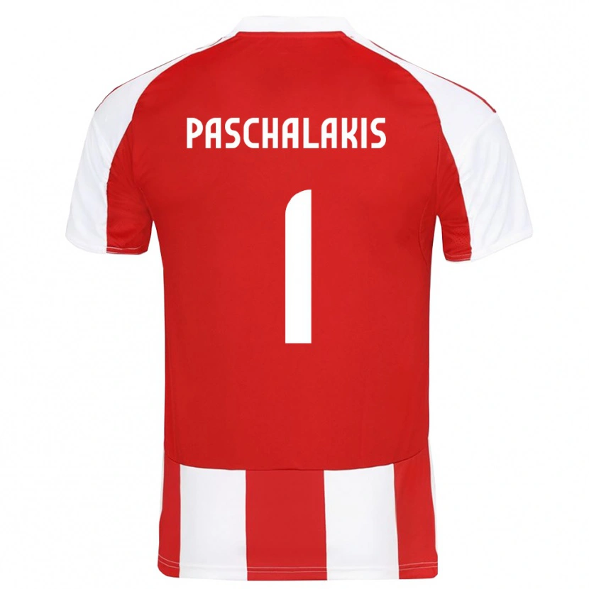 Danxen Men Alexandros Paschalakis #1 Red White Home Jersey 2025/26 T-Shirt