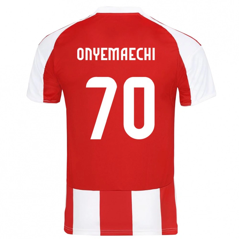 Danxen Men Bruno Onyemaechi #70 Red White Home Jersey 2025/26 T-Shirt