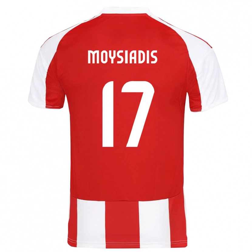 Danxen Men Alexandros Moysiadis #17 Red White Home Jersey 2025/26 T-Shirt