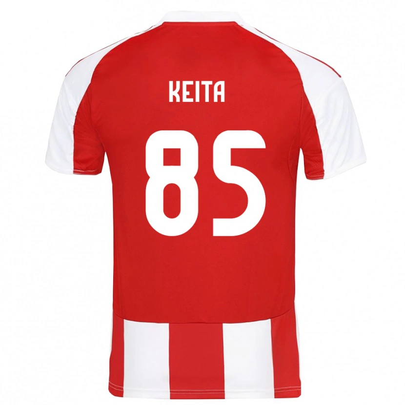 Danxen Men Diby Keita #85 Red White Home Jersey 2025/26 T-Shirt