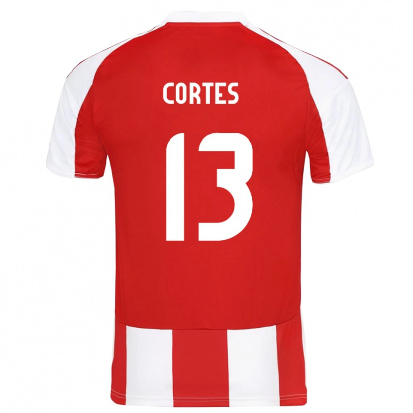 Danxen Men Ethan Cortes #13 Red White Home Jersey 2025/26 T-Shirt