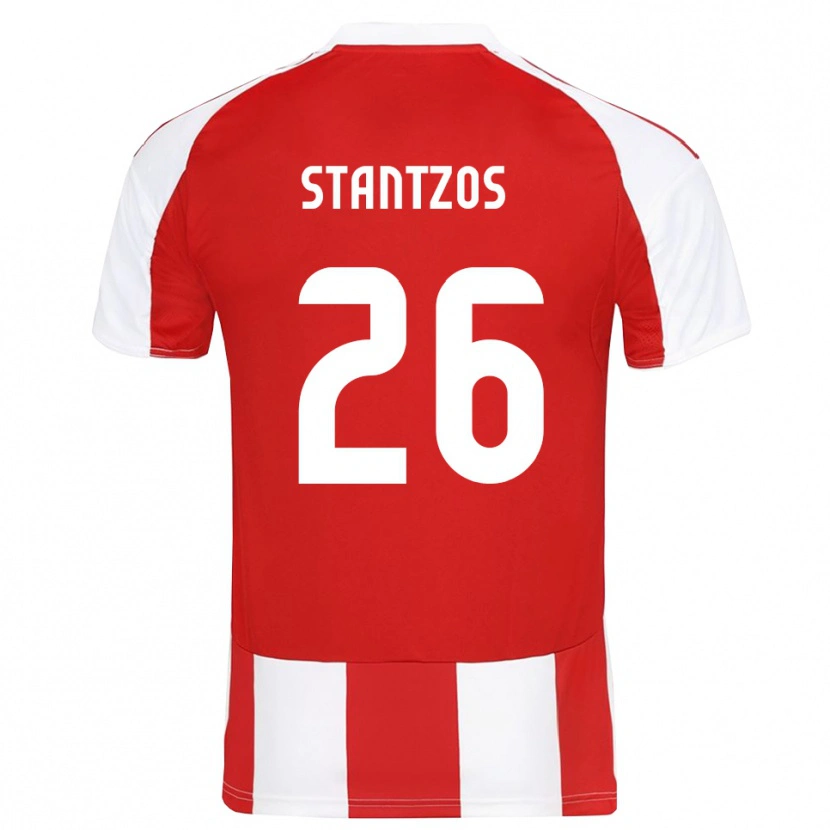 Danxen Men Athanasios Stantzos #26 Red White Home Jersey 2025/26 T-Shirt