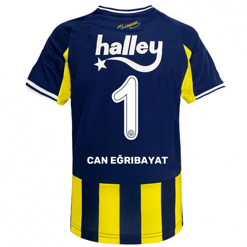 Danxen Men İrfan Can Eğribayat #1 Yellow Navy White Home Jersey 2025/26 T-Shirt