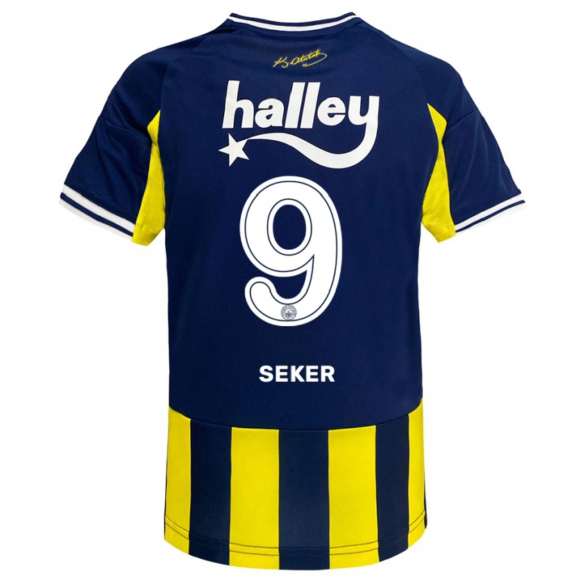Danxen Men Busem Şeker #9 Yellow Navy White Home Jersey 2025/26 T-Shirt