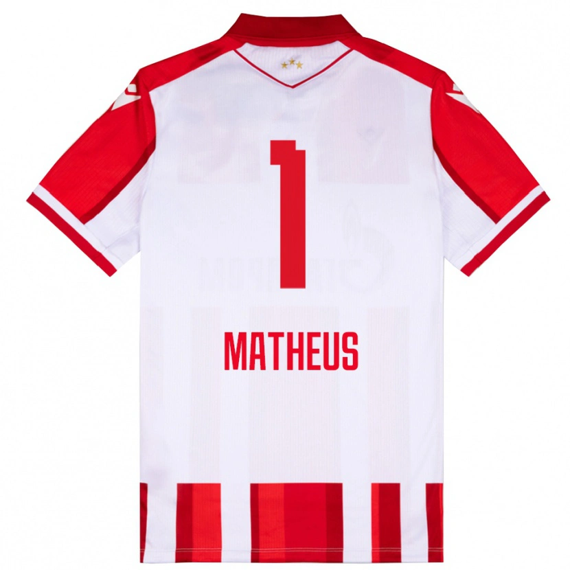 Danxen Men Matheus #1 Red White Home Jersey 2025/26 T-Shirt