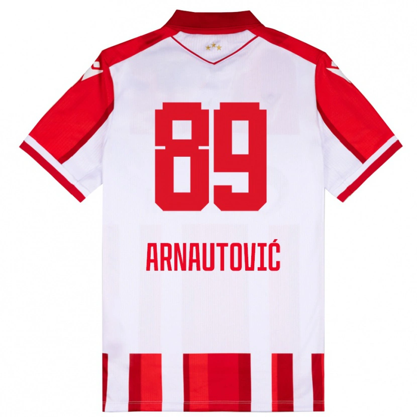 Danxen Men Marko Arnautovic #89 Red White Home Jersey 2025/26 T-Shirt