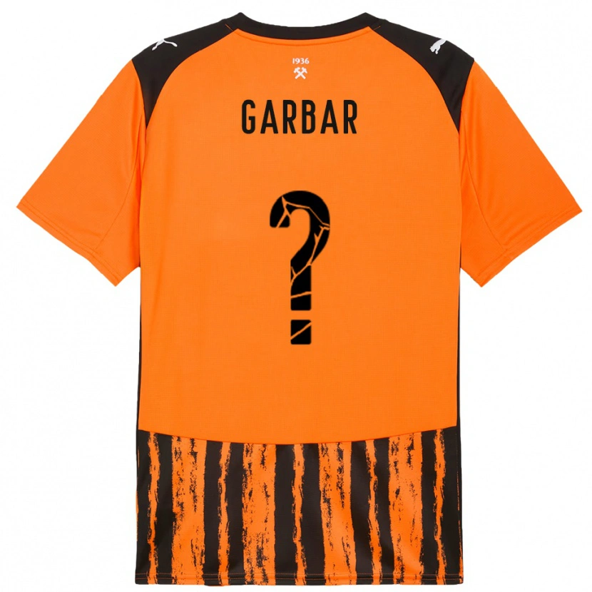 Danxen Men Mykhaylo Garbar #0 Orange Black Home Jersey 2025/26 T-Shirt