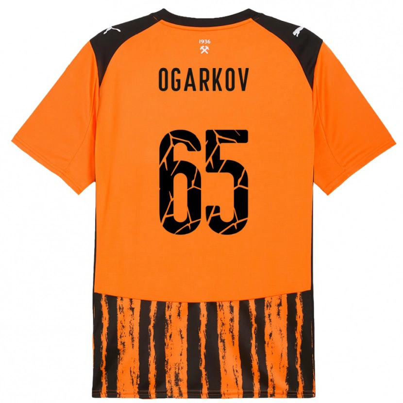 Danxen Men Mykola Ogarkov #65 Orange Black Home Jersey 2025/26 T-Shirt