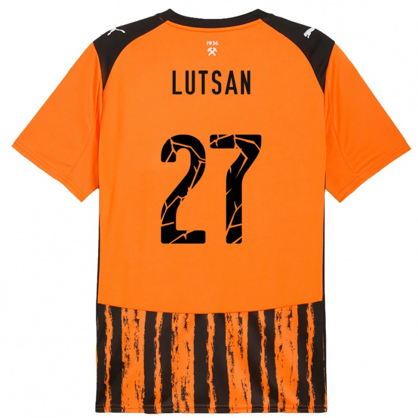 Danxen Men Sofiia Lutsan #27 Orange Black Home Jersey 2025/26 T-Shirt