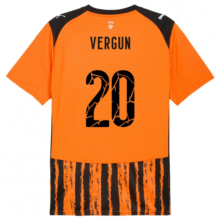 Danxen Men Ivan Vergun #20 Orange Black Home Jersey 2025/26 T-Shirt