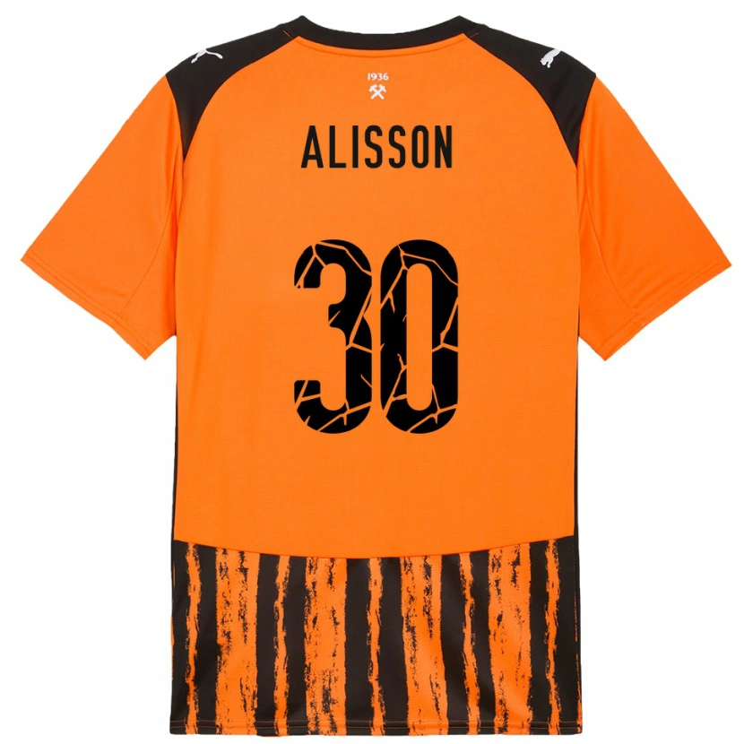 Danxen Men Alisson #30 Orange Black Home Jersey 2025/26 T-Shirt