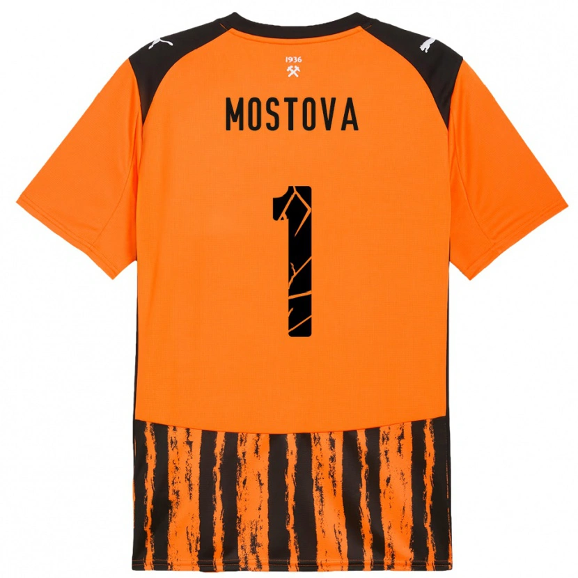 Danxen Men Inha Mostova #1 Orange Black Home Jersey 2025/26 T-Shirt