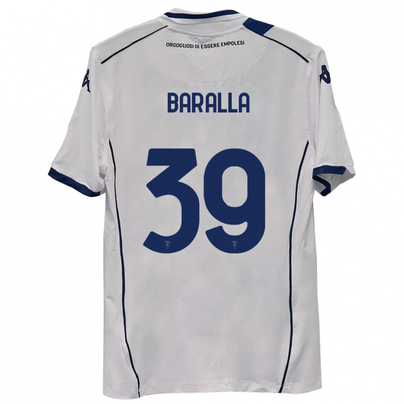 Danxen Men Alessio Baralla #39 Dark Navy Away Jersey 2025/26 T-Shirt