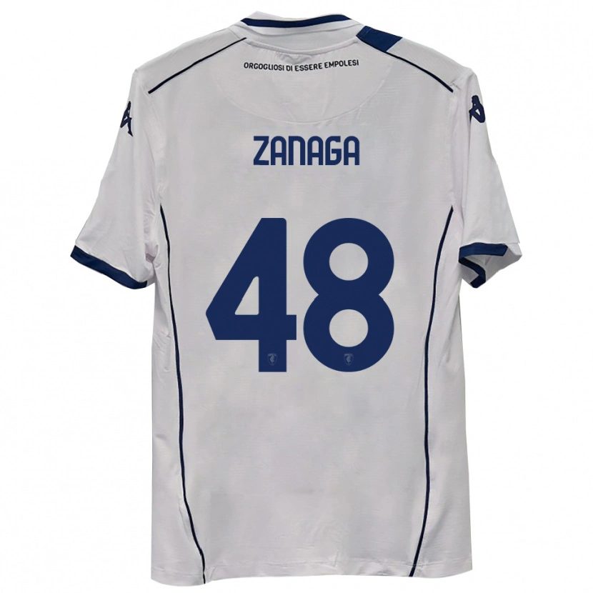 Danxen Men Edoardo Zanaga #48 Dark Navy Away Jersey 2025/26 T-Shirt