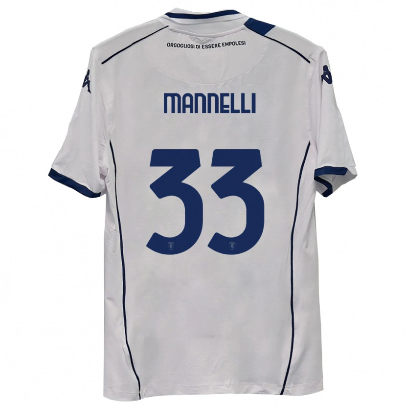 Danxen Men Matteo Mannelli #33 Dark Navy Away Jersey 2025/26 T-Shirt