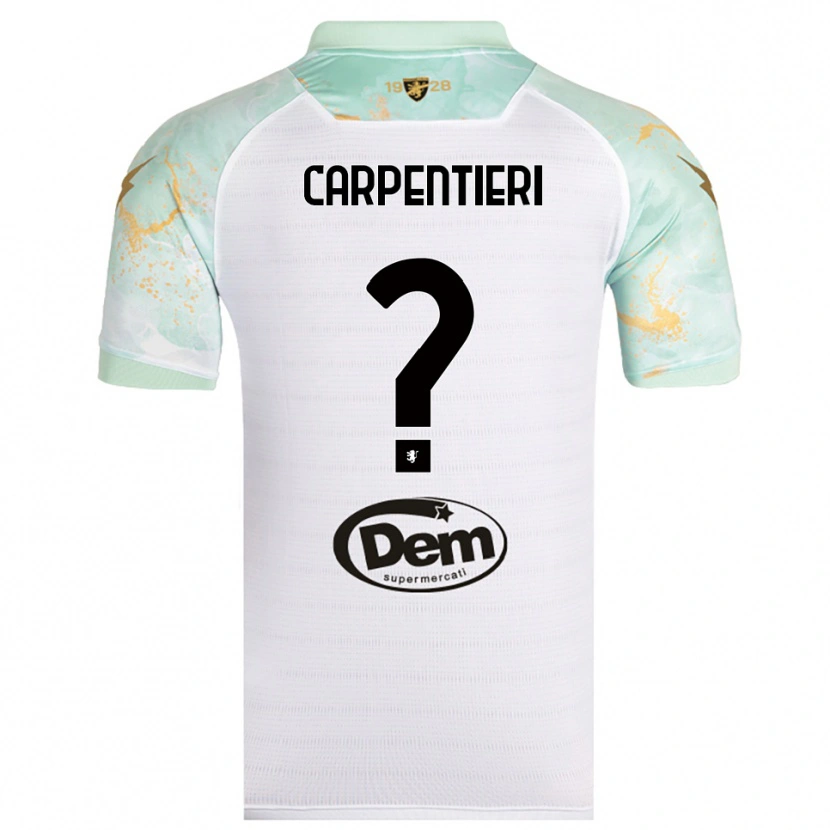 Danxen Men Christian Carpentieri #0 White Black Away Jersey 2025/26 T-Shirt