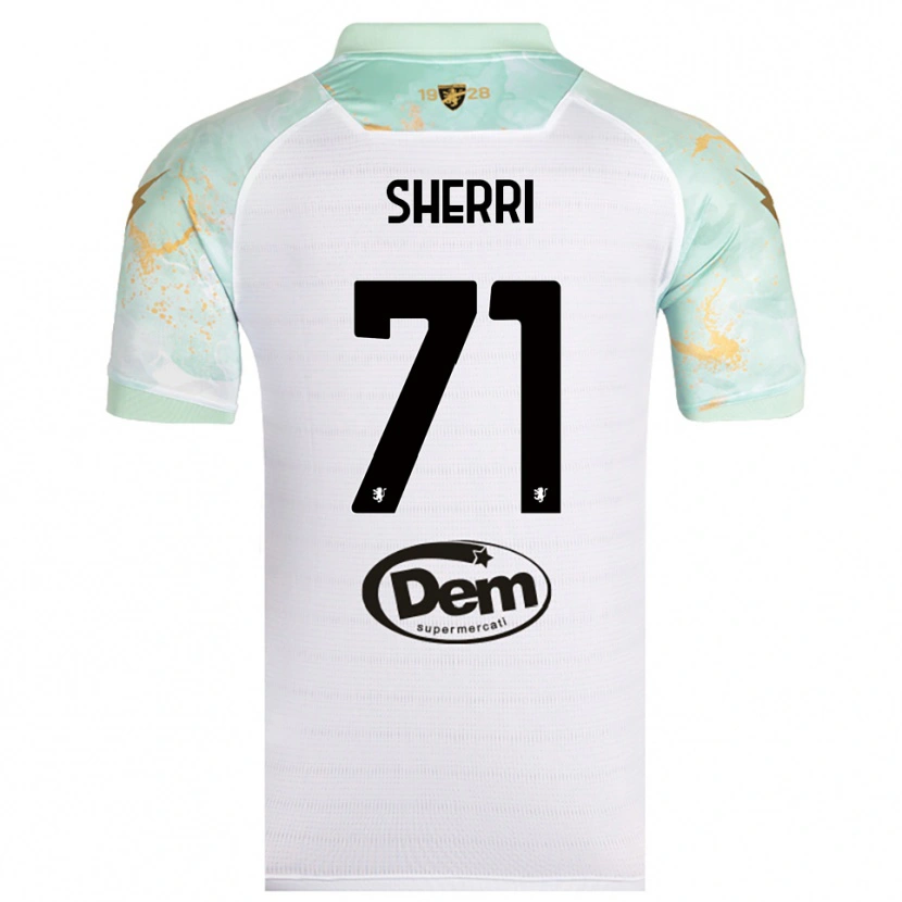 Danxen Men Alen Sherri #71 White Black Away Jersey 2025/26 T-Shirt