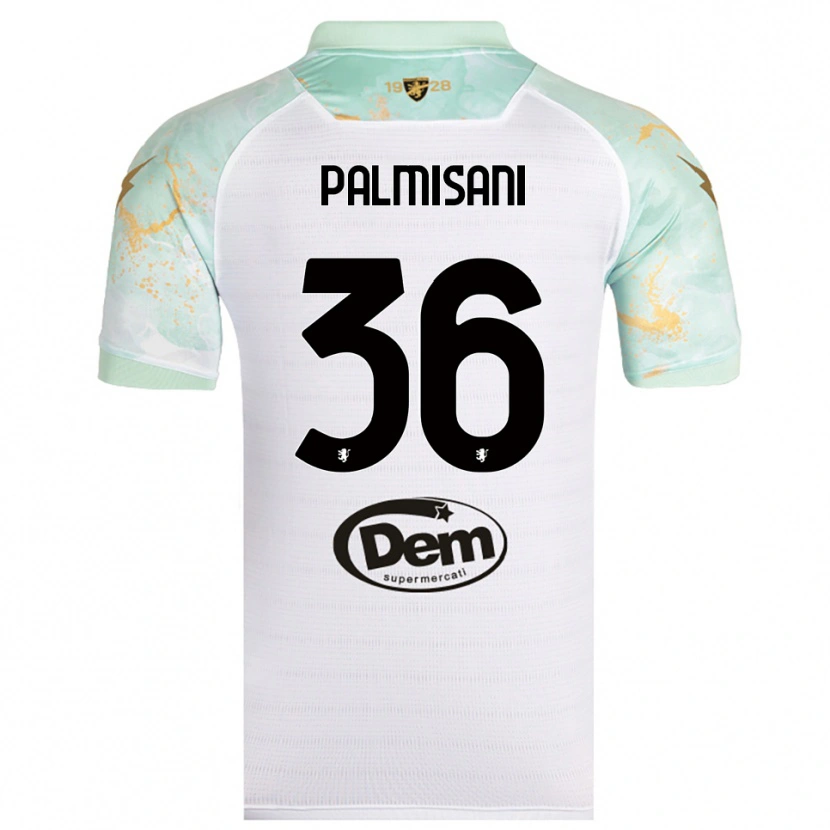 Danxen Men Lorenzo Palmisani #36 White Black Away Jersey 2025/26 T-Shirt
