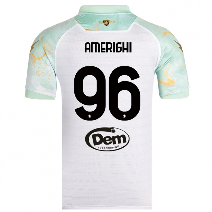 Danxen Men Igor Amerighi #96 White Black Away Jersey 2025/26 T-Shirt