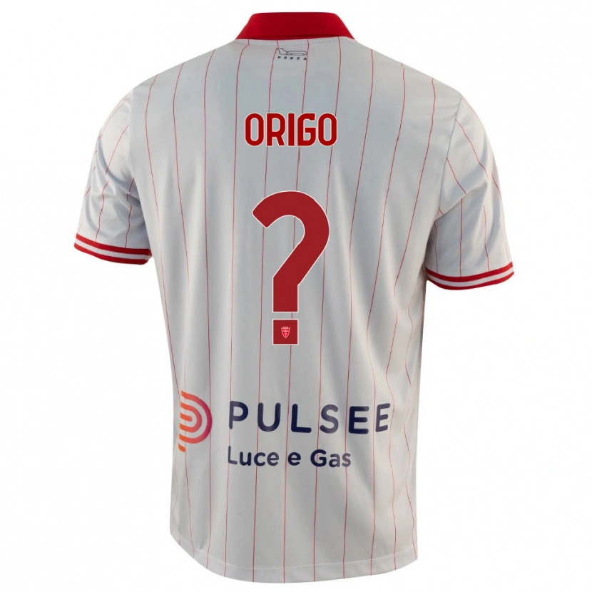 Danxen Men Tobias Origo #0 White Red Blue Away Jersey 2025/26 T-Shirt