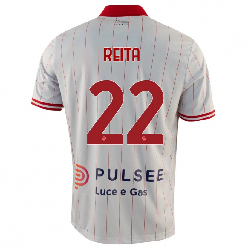 Danxen Men Francesco Reita #22 White Red Blue Away Jersey 2025/26 T-Shirt