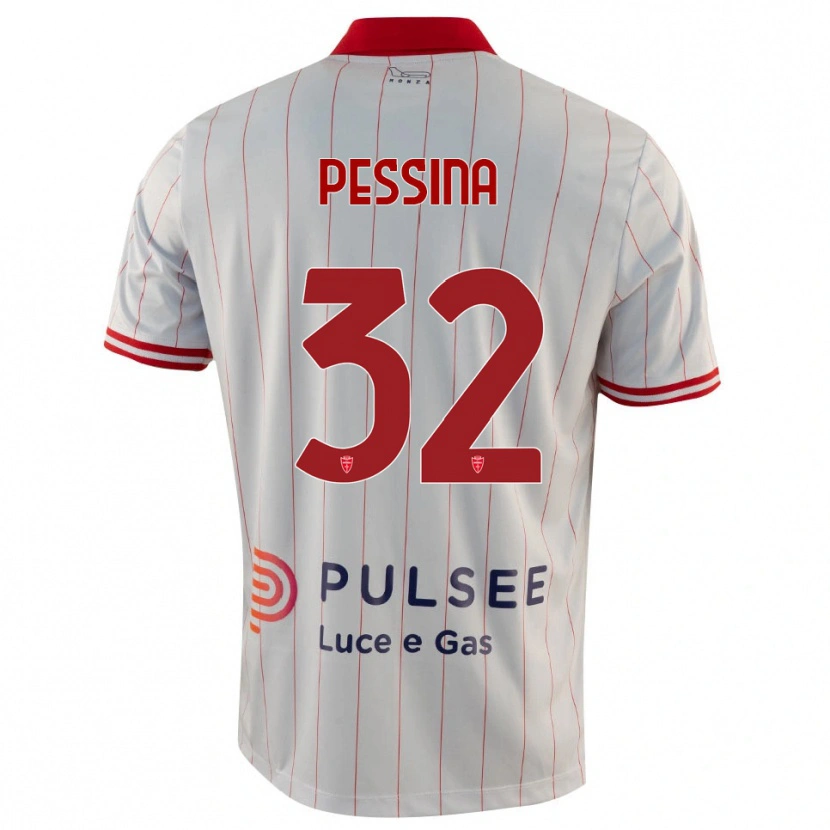 Danxen Men Matteo Pessina #32 White Red Blue Away Jersey 2025/26 T-Shirt