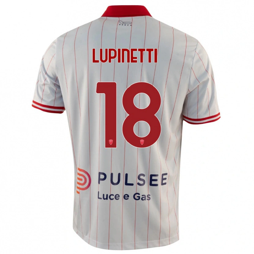 Danxen Men Tommaso Lupinetti #18 White Red Blue Away Jersey 2025/26 T-Shirt
