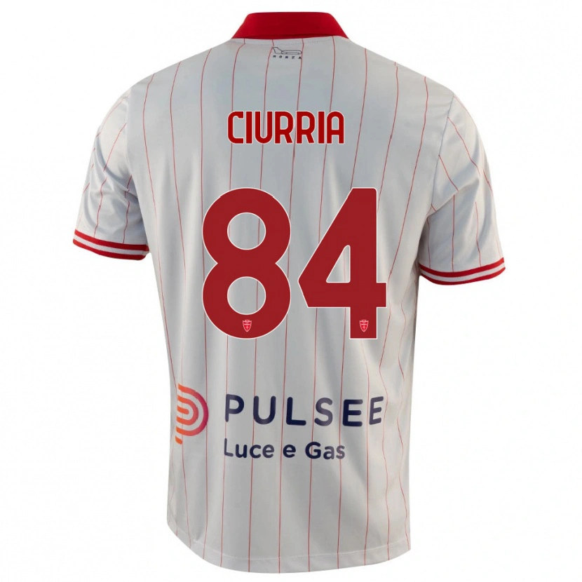 Danxen Men Patrick Ciurria #84 White Red Blue Away Jersey 2025/26 T-Shirt