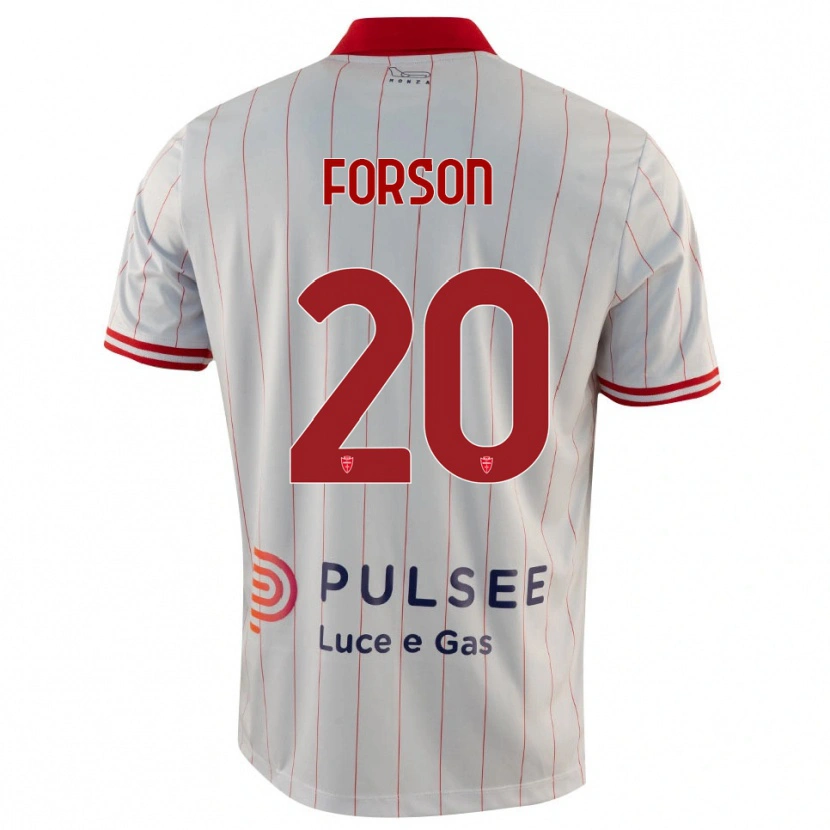 Danxen Men Omari Forson #20 White Red Blue Away Jersey 2025/26 T-Shirt