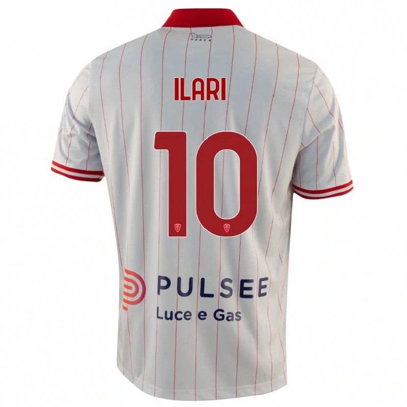 Danxen Men Mario Ilari #10 White Red Blue Away Jersey 2025/26 T-Shirt