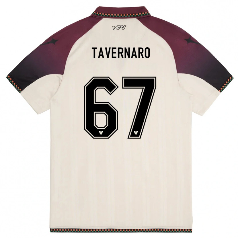 Danxen Men Federico Tavernaro #67 Cream Burgundy Away Jersey 2025/26 T-Shirt