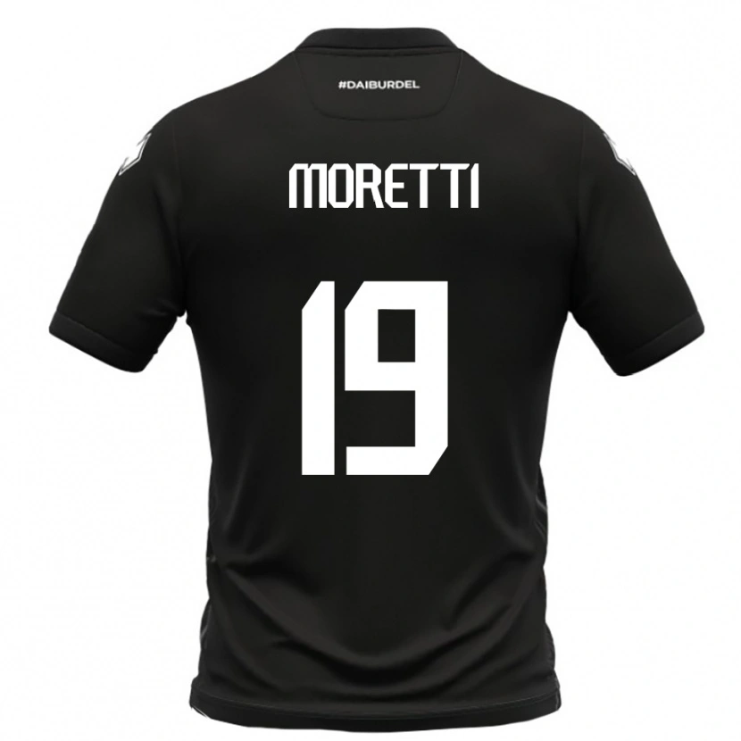 Danxen Men Noah Moretti #19 Black White Away Jersey 2025/26 T-Shirt
