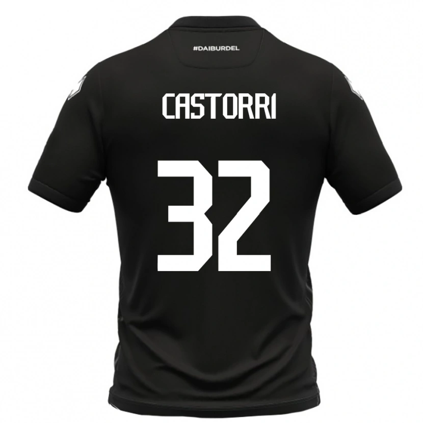 Danxen Men Gianmarco Castorri #32 Black White Away Jersey 2025/26 T-Shirt