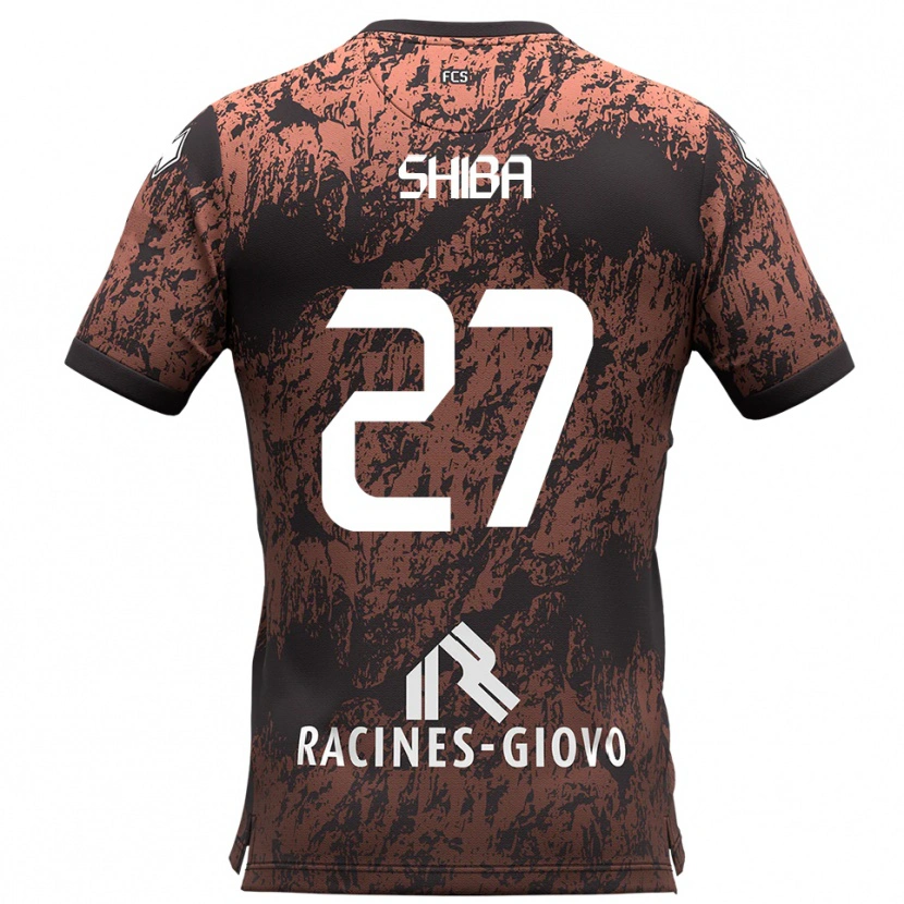 Danxen Men Cristian Shiba #27 Brown Black Away Jersey 2025/26 T-Shirt