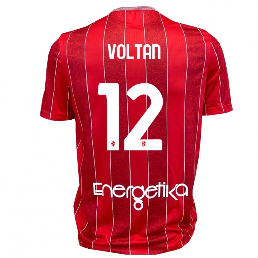 Danxen Men Michele Voltan #12 Red White Away Jersey 2025/26 T-Shirt