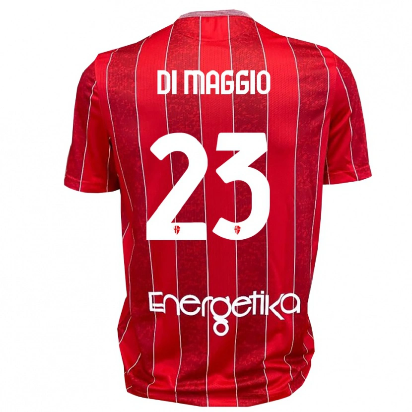 Danxen Men Luca Di Maggio #23 Red White Away Jersey 2025/26 T-Shirt