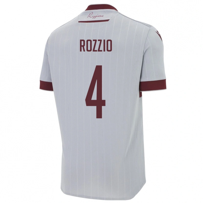 Danxen Men Paolo Rozzio #4 Burgundy White Away Jersey 2025/26 T-Shirt