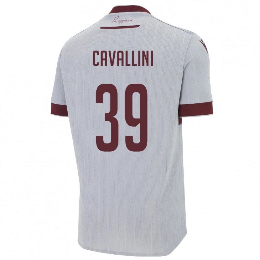 Danxen Men Giacomo Cavallini #39 Burgundy White Away Jersey 2025/26 T-Shirt